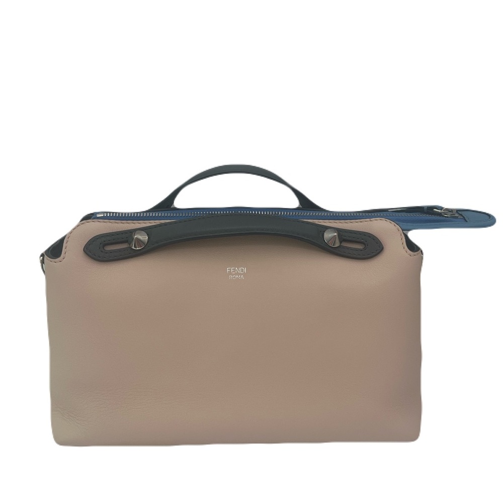 Fendi By The Way Beige & Blue With Strap Authentic